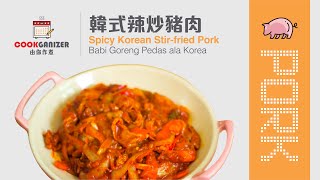 【韓式家常料理】韓式辣炒豬肉 Spicy Korean Stir-fried Pork [中/英/印 Subtitle]