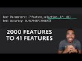 Boost Performance with Python Feature Selection with NIRS data