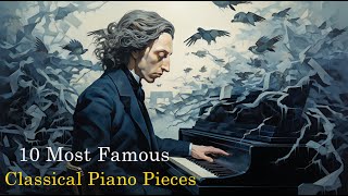 10 Most Famous Classical Piano Pieces: Beethoven, Chopin, Mozart - Classical Music for Relaxation