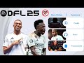 Saiuu !! Novo DFL 25 mobile offline, Modo Carreira Atualizado, Novos Uniformes Gráficos 2K.