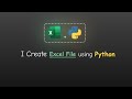 I Create Excel File using Python | python in excel | openpyxl | python to excel python excel