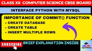 PythonMysql Tutorial|Exploring The Commit Function|Creating Database|Creating Tables| Inserting Rows