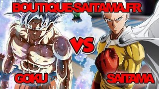 Anime war Goku vs Saitama #goku #saitama #dragonball #onepunchman #like #subscribe#comment#anime