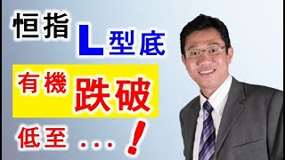 【港股分析】 恒指 | 投資走勢 | L型底 | 支持位 | 波浪理論 | 黃金比率 － 羅振邦博士投資課程@智才投資學會