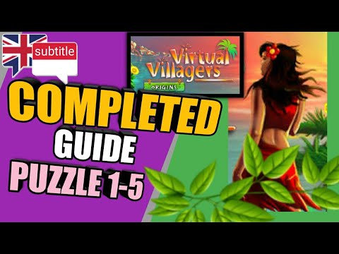 TUTORIAL VIRTUAL VILLAGERS ORIGINS – COMPLETED GUIDE PUZZLE 1-5