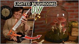 DIY cute mushrooms out of silicone sealer!