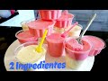 Con tan solo 2 ingredientes Postre super DELICIOSO , Para VENTA  ||POSTRE FRIO SIN HORNO (GELATINA)