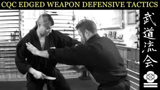 KNIFE FIGHTING DEFENSIVE TACTICS 🥷🏻 Ninjutsu Fighting Techniques