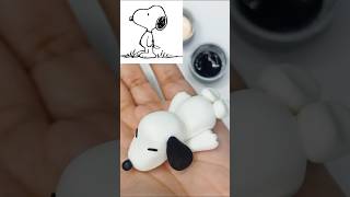 ⚪ SNOOPY DE MASSINHA #snoopy #massinha #art #diy #polymerclay #clay #clayart #miniature