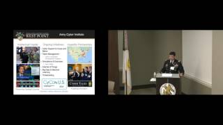 AUSA Army Cyber 2016 - COL Andrew O. Hall - Army Cyber Institute West Point
