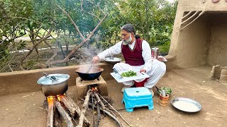 Chicken Shorba With Boiled Rice | Village Traditional Chicken Curry And Simple Rice | Mubarak Ali