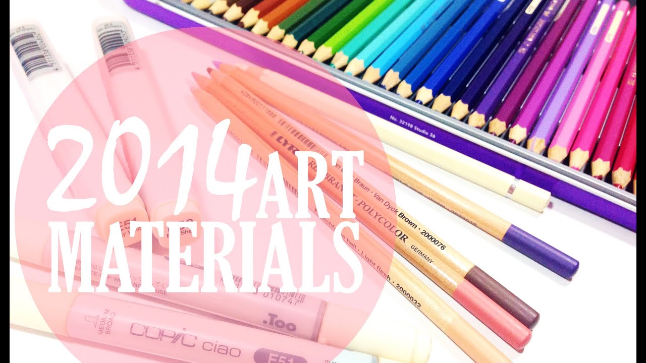 My Art Materials 2014 Youtube