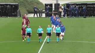 Belgium WU17 and Bosnia \u0026 Herzegovina WU17 enter the pitch on 03.11.2024