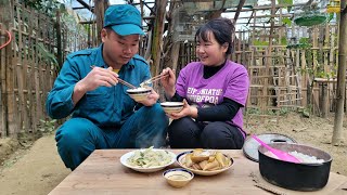 The last days together of HUNG and Tieu An - Harvesting the first BAMBOO SPROUTS of the season