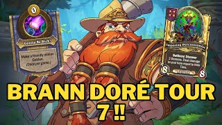 BRANN DORE TOUR 7 !! - RENO JACKSON | Hearthstone Battlegrounds Top Europe