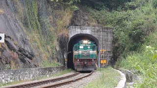 Tunnel to Tunnel | Sengottai Kollam passenger Near Thenmala | Indian railways