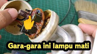 Servis Lampu Philips 18 Watt , pernyebab  lampu sering mati  yang jarang di sadari