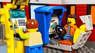 LEGO Arcade Game - Shark Attack STOP MOTION LEGO City Shark Attack Fail | LEGO City | Billy Bricks