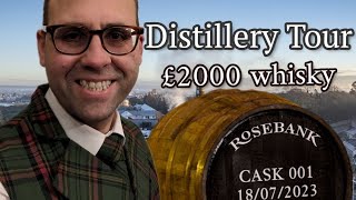 Rosebank Distillery tour - Tasting a £2000 whisky!