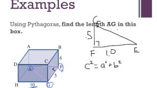 Year 8: 3D Pythagoras