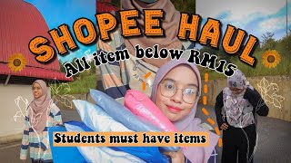 SHOPEE HAUL | Students Must Have Items! Rugi kalau tak beli weh 😱