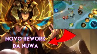 Honor of Kings (Nuwa)  testando o novo rework na habilidade 2 .