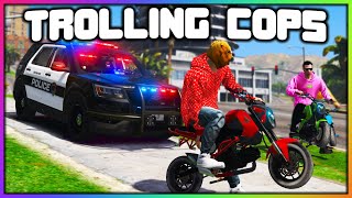 GTA 5 Roleplay - TROLLING COPS WITH MINI BIKES | RedlineRP