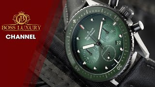 Đồng hồ lặn BLANCPAIN Bathyscaphe Chronograph Flyback Green - Mặt số sắc xanh tuyệt đẹp