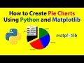 How to Create Pie Charts using python and matplotlib With Labels, Explode, Shadow, Custom Colors