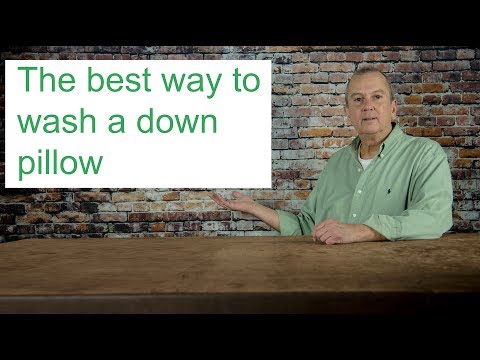 The Best Way To Clean A Down Sleeping Pillow... The Best Way To Clean A Down Sleeping Pillow...
