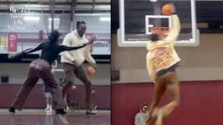 Dwight Howard Plays Fiancee Amy Luciani In A Game Of Love & Basketball! 😍