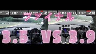 Z33 ファイナルギア比較！岡山国際サーキット