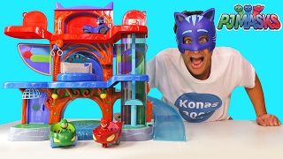 PJ Masks Headquarters Playset ! || Toy Reviews || Konas2002