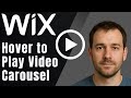 How to Create a Hover-to-Play Video Carousel in Wix Studio  [2025 Tutorial]