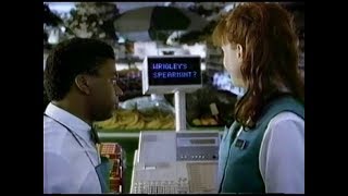 1988 - Wrigley's Spearmint Gum - Talking Register Commercial