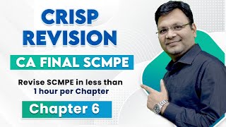 Chapter 6 | Learning Curve Theory and Pricing Strategies | CA Final SCMPE Crisp Revision