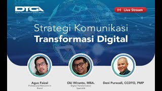 DTGA Webinar : Strategi Komunikasi Transformasi Digital