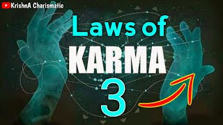 3 Laws of Karma/कर्म 🤙| Psychological Facts | #shorts #ytshorts #youtubeshorts #karma