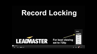 Record Locking