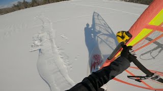 Windsurfing On Snow