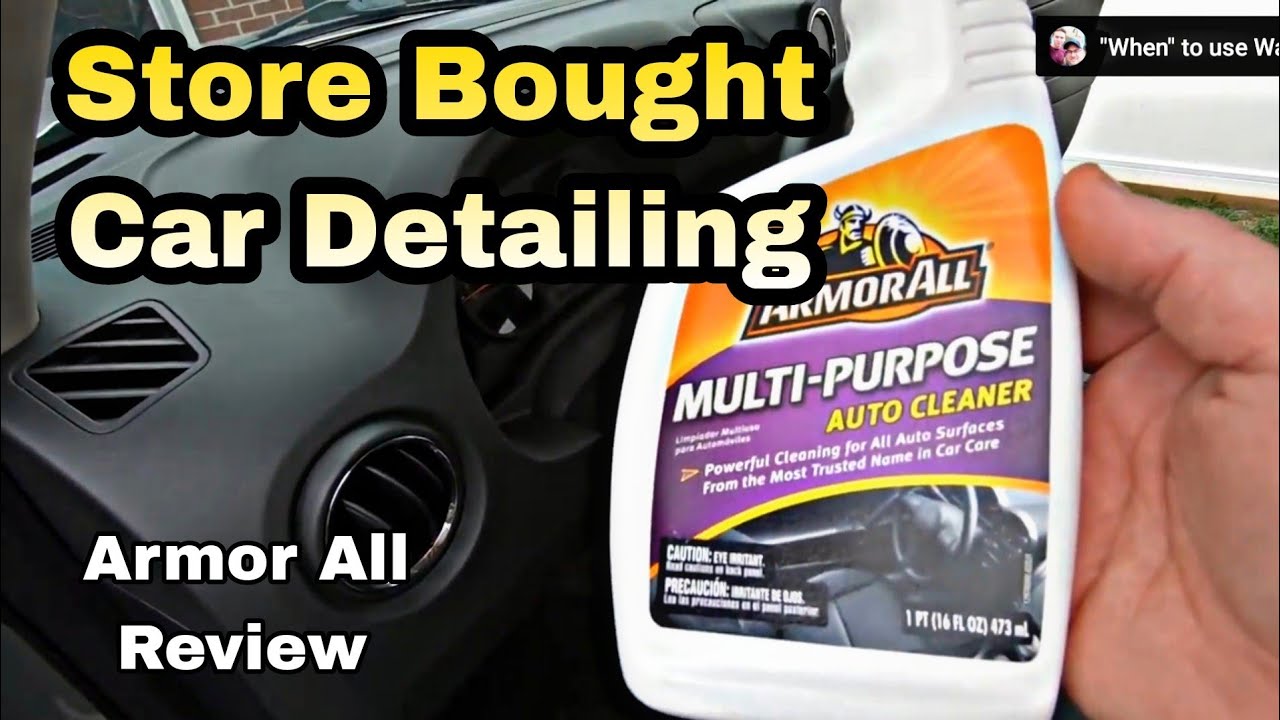 How To Use Armor All Multi-Purpose Car Care Cleaner | Store Car ...