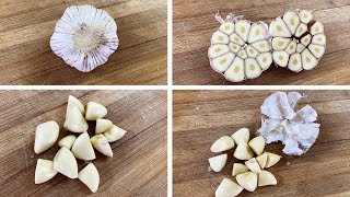 Garlic Peeling Trick | How To Do The #GarlicHack Secret Revealed | Easiest Way To Peel Garlic Pods