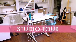 Illustrator's Studio Tour! Inside my new art space