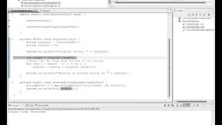 JAVA REVERSE STRING DEMO