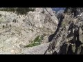 hiking down lake courtright dam granite scrambling penstock