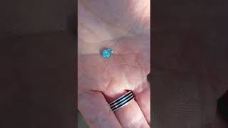 VALÓDI, 100% TERMÉSZETES NEON BLUE PARAIBA APATIT DRÁGAKŐ 0,82ct (VSI) ÉRTÉKE: 32.900,-Ft!