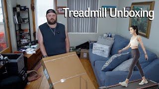 Unboxing and Setting Up the Sperax 2-in-1 Folding Treadmill for Home and Office Use