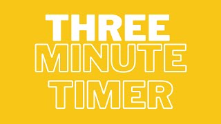 3 Minute Timer (Yellow)