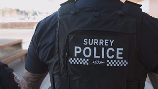 What is the future of Surrey's police force?