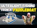 Ultralight Fishing from a PADDLEBOAT?!